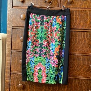 Small Skies Are Blue floral pencil skirt